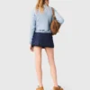 Sweater with jeweled bows on back Sweater with jeweled bows on back