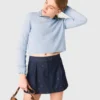 Sweater with jeweled bows on back Sweater with jeweled bows on back