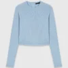 Sweater with jeweled bows on back Sweater with jeweled bows on back
