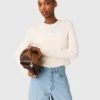 Sweater with jewelled buttons Sweater with jewelled buttons