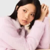 Sweater with jewelry collar Sweater with jewelry collar