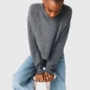 Sweater with removable collar and layer Sweater with removable collar and layer