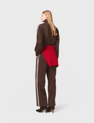 Sweatshirt with straight stripes