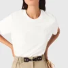 T-shirt with small embroidered logo T-shirt with small embroidered logo