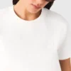 T-shirt with small embroidered logo T-shirt with small embroidered logo