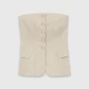Tailored bustier top Tailored bustier top
