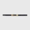 Thin leather belt with lion bit Thin leather belt with lion bit