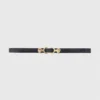 Thin leather belt with lion bit Thin leather belt with lion bit