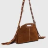 Topstitched suede Miss M Mini bag