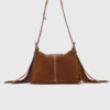 Topstitched suede Miss M Mini bag
