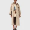 Trench with removable hood Trench with removable hood