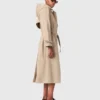 Trench with removable hood Trench with removable hood