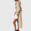 Trench with removable hood Trench with removable hood