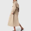 Trench with removable hood Trench with removable hood