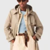 Trench with removable hood Trench with removable hood