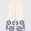Trousers with crochet detail Trousers with crochet detail