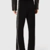 Trousers with rhinestone band Trousers with rhinestone band