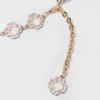 Two-tone Clover chain belt