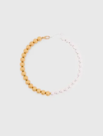 Two-tone pearl necklace Two-tone pearl necklace