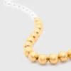 Two-tone pearl necklace