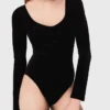 Velvet and corset detail bodysuit Velvet and corset detail bodysuit