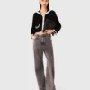 Velvet-effect cardigan Velvet-effect cardigan
