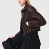 Vintage leather cropped jacket Vintage leather cropped jacket