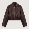 Vintage leather cropped jacket Vintage leather cropped jacket