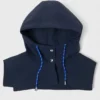 Waterproof drawstring hood