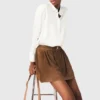 White silk blouse