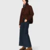 Wide jeans with patch pockets Wide jeans with patch pockets