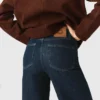 Wide jeans with patch pockets Wide jeans with patch pockets