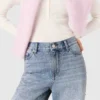 Wide-leg all-over rhinestone jeans Wide-leg all-over rhinestone jeans
