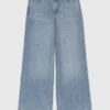 Wide-leg all-over rhinestone jeans Wide-leg all-over rhinestone jeans