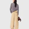 Wide-leg cotton pants Wide-leg cotton pants