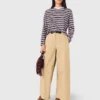 Wide-leg cotton pants Wide-leg cotton pants