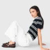 Wide-leg cotton trousers Wide-leg cotton trousers