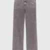 Wide-leg jeans with chain-link belt Wide-leg jeans with chain-link belt