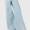 Wide-leg rhinestone jeans Wide-leg rhinestone jeans