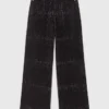 Wide-leg rhinestone jeans Wide-leg rhinestone jeans