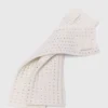 Wool and rhinestone mittens