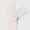Wool and rhinestone mittens