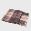 Wool check scarf Wool check scarf
