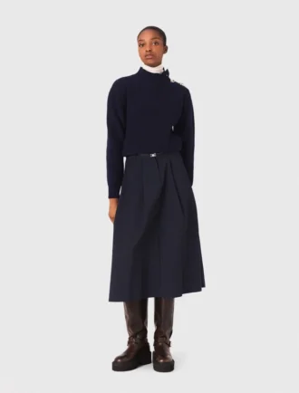 Wool roll-neck sweater