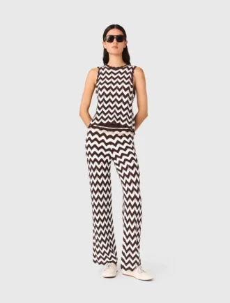 Zigzag crochet top
