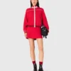 Zipped cardigan with elastic waist Zipped cardigan with elastic waist