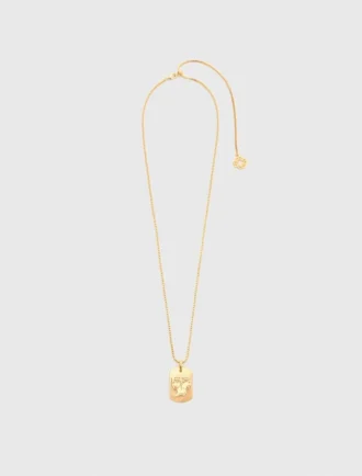 Zodiac sign plaque necklace Zodiac sign plaque necklace