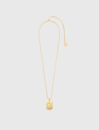 Zodiac sign plaque necklace Zodiac sign plaque necklace