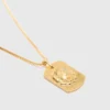 Zodiac sign plaque necklace Zodiac sign plaque necklace