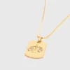 Zodiac sign plaque necklace Zodiac sign plaque necklace